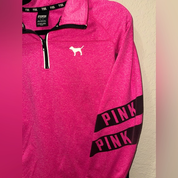 PINK Half Zip Pullover - Picture 3 of 5